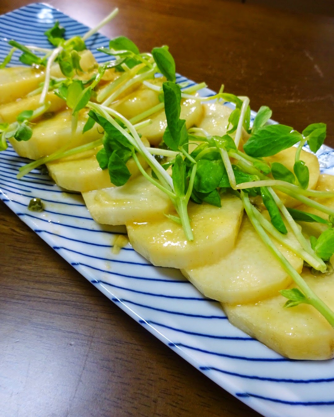 酒のアテにも副菜にも 長芋のわさび醤油漬け ワーペアハック